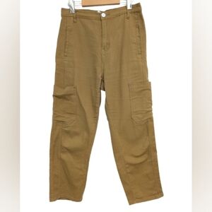 Kreamy women's brown cargo straight pants size L